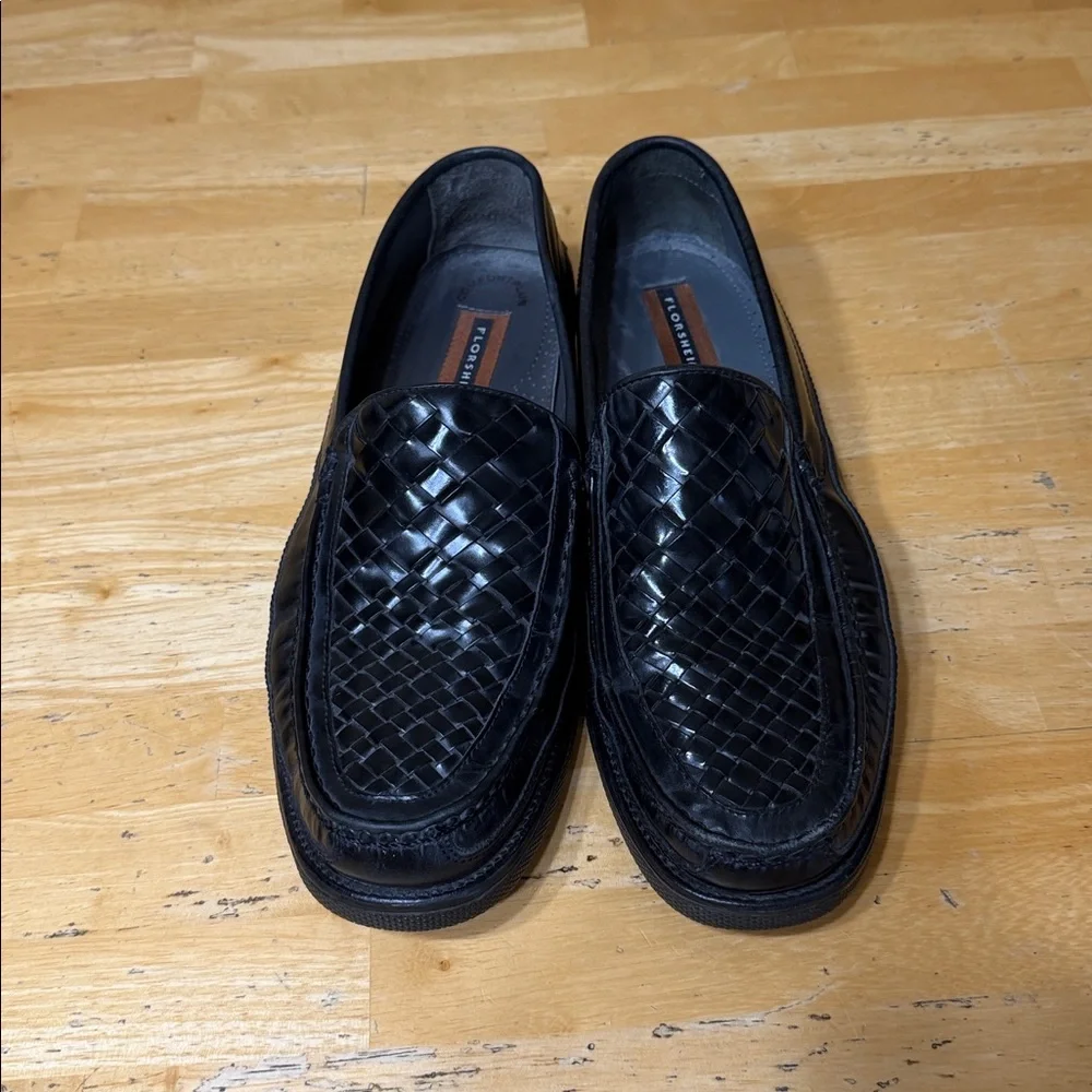 Men’s Florsheim Black Loafers Size 12